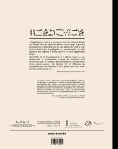 Biographie de Jean Capart. Arrière du livre